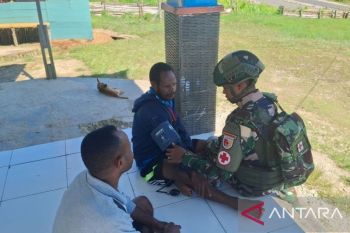 TNI provides free health services to Highland Papua residents