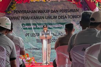 Komitmen sosial PT LTT terwujud melalui wakaf dan peresmian TPU Towiora