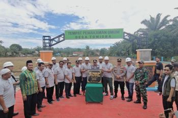 PT LTT wakafkan lahan untuk tempat pemakaman umum di Desa Towiora