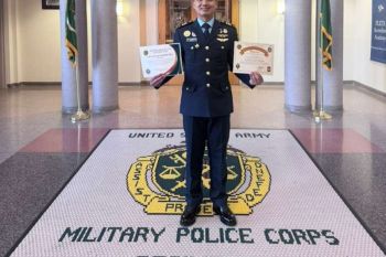 Indonesian Air Force officer tops US Army Military Police course