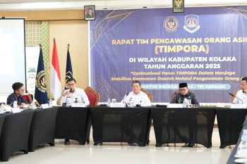 Imigrasi Kendari rapat Timpora di Kolaka guna  optimalkan sinergi jaga keamanan daerah