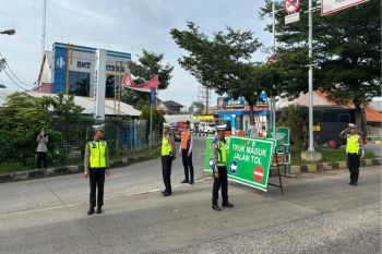 Polres Pekalongan batasi kendaraan bersumbu tiga melintas di wilayah perkotaan