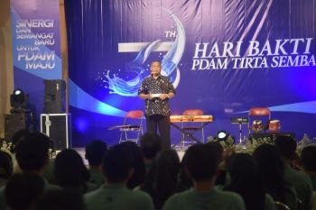 Bupati minta PDAM Sleman terus menberikan layanan terbaik dan berkualitas