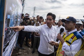 Wapres Gibran tinjau pembangunan Kolam Retensi Terboyo untuk atasi banjir Pantura Semarang