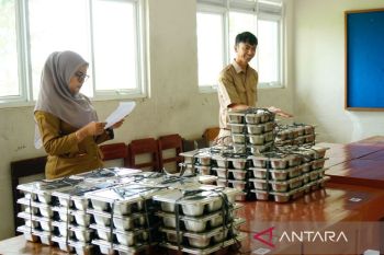 SPPG Polres Kudus terapkan sterilisasi khusus untuk jaga kebersihan food tray