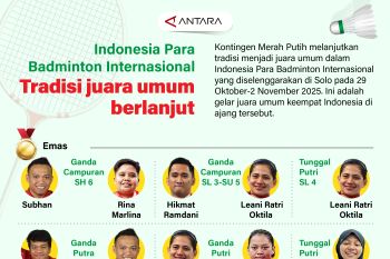 Indonesia Para Badminton Internasional: Tradisi juara umum berlanjut