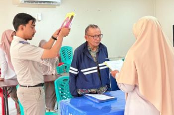 Pemohon sertifikat tanah hilang jalani proses sumpah di Kantor Pertanahan Kabupaten Pasaman