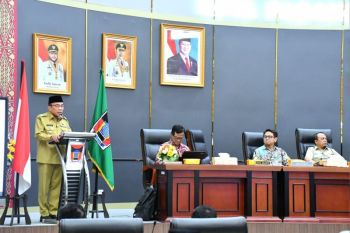 Pemko bersama DPRD Kota Padang gelar Rakor bersama tim Komisi Pemberantasan Korupsi RI