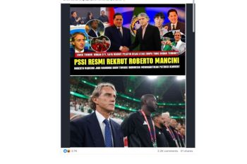 Roberto Mancini kembali jadi pelatih anyar Timnas Italia