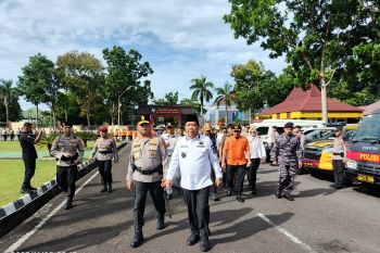 Kapolda Babel pimpin apel kesiapsiagaan hadapi cuaca ekstrem