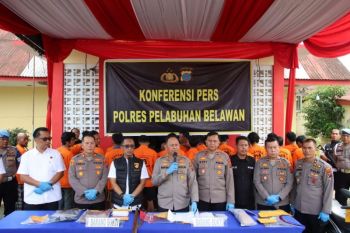 Polres Belawan tangkap 38 pelaku kejahatan selama Oktober 2025