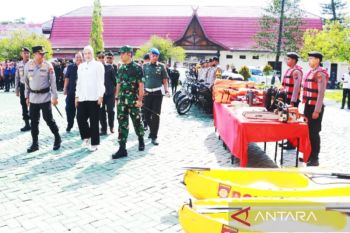 Polresta Banjarmasin apel siaga hadapi bencana hidrometeorologi