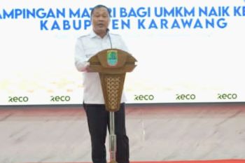 Karawang salurkan bantuan alat produksi untuk ratusan UMKM