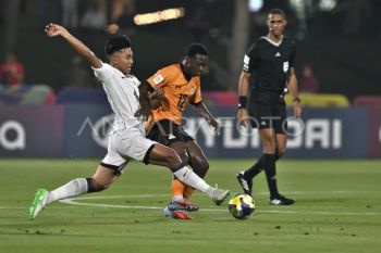 Foto: Pertandingan Piala Dunia U-17 Timnas Indonesia vs Zambia