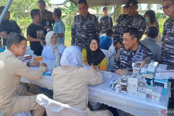 Pangkoarmada I ajak masyarakat Kampung Melayu Tanjungpinang jaga hasil pembangunan TMMD