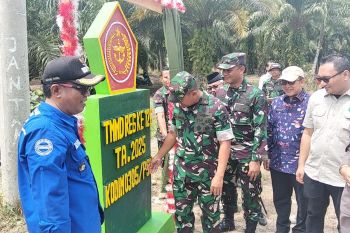 Jalan 5,8 kilometer di Pasaman Barat selesai dibangun melalui TMMD