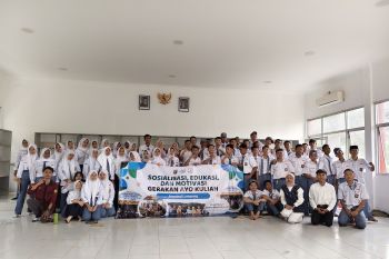 Sebanyak 75 siswa SRMA 32 Lampung Selatan diedukasi Gerakan Ayo Kuliah