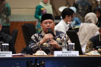 Bupati Batola paparkan potensi Sungai Barito di Kementerian ATR/BPN