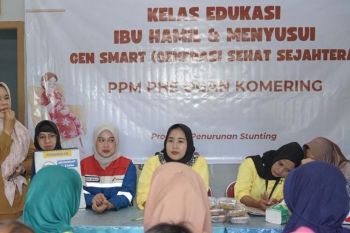 PHE Ogan Komering perkuat ketahanan keluarga dan cegah stunting lewat program "Gen Smart" di Desa Mendala