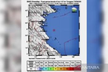 BMKG: Tarakan Wilayah Paling Aktif Gempa di Kalimantan