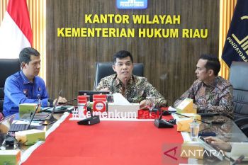 Kemenkum Riau dan DPRD Rohul Bahas Ranperda Produk Hukum Daerah
