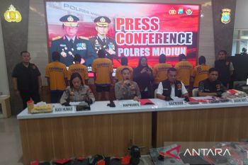 Polres Madiun ungkap 11 kasus kriminal selama Operasi Sikat 2025