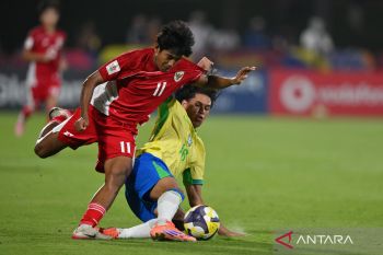 Timnas Indonesia menyerah 0-4 dari Brasil