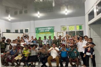 Satgas TNI Yonif 511/DY-Puskesmas Kanggime sinergi tingkatkan pelayanan medis