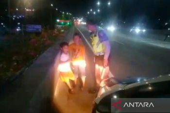 Ini kronologi penemuan dua anak tersesat di Jalan Tol Wiyoto Wiyono