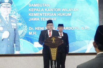 Kemenkum Jateng Ingatkan peran strategis pembinaan dan pengawasan notaris