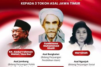 Khofifah apresiasi Gus Dur, Syaikhona Kholil, Marsinah jadi pahlawan