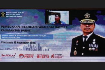 Kanwil Kemenkum Kalbar gelar pelatihan paralegal serentak batch II