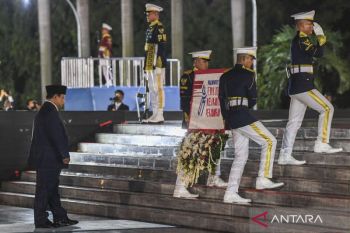 Presiden Prabowo pimpin upacara Hari Pahlawan di TMP Kalibata