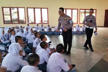 Polresta Pati gencar sosialisasi larangan balap liar di sekolah
