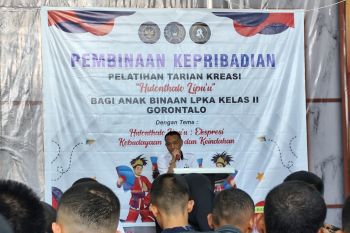 LPKA Gorontalo melatih anak binaan tarian tradisional