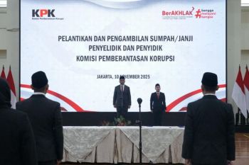 Lantik 23 penyelidik-penyidik baru, Ketua KPK ingatkan modus korupsi makin adaptif