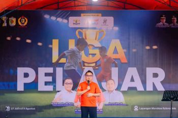 Gelar pertandingan sepak bola Liga Pelajar, Bupati Morut puji gebrakan Askab PSSI