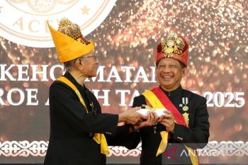 Wali Nanggroe Aceh beri gelar kehormatan pada Mendagri Tito Karnavian