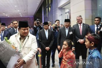 Prabowo disambut diaspora di Australia yang nyanyikan "Indonesia Raya"