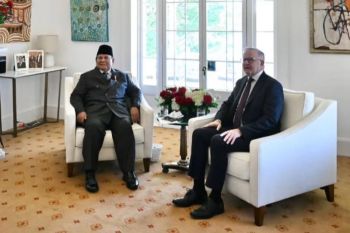 Prabowo dan PM Albanese lakukan pertemuan empat mata
