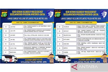 Layanan Samsat Keliling tersedia di 14 wilayah Jadetabek pada Kamis