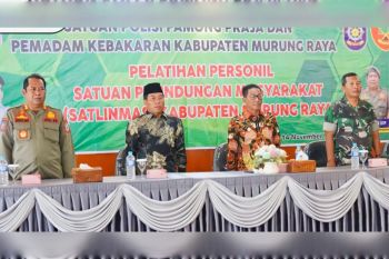 Satlinmas bentuk peran aktif masyarakat jaga keamanan di Murung Raya