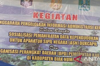 Dinsosdukcapil Papua: Layanan administrasi kependudukan online selama 24 jam