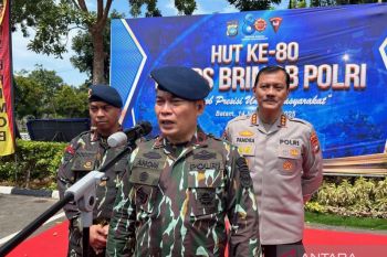 Brimob Polda Kepri terus berlatih dukung program ketahanan pangan