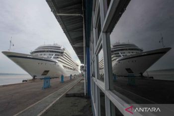 Kapal pesiar MS Viking Orion berbendera Norwegia mampir di Surabaya