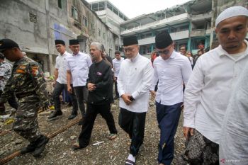 Menko Pangan kunjungi Ponpes Al-Khoziny Sidoarjo