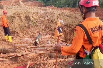 Tim SAR kerahkan anjing pelacak-alat berat cari korban longsor Cilacap