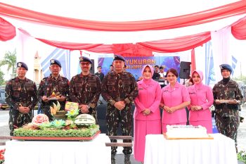 Kapolda Kaltara Pimpin Upacara HUT ke-80 Korps Brimob Polri, "Brimob Presisi untuk Masyarakat"