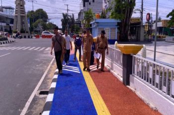 Dinas PUPR Banjarbaru pastikan dua proyek trotoar rampung