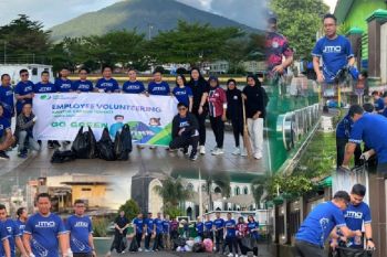 BPJS Ketenagakerjaan Ternate aksi bersih sampah di landmark kota
